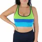 Top Lupo Sport AF Double Colors Preto+Verde - Feminino