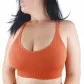 Top Lupo Sport AF LS Canelado Bojo Laranja - Feminino