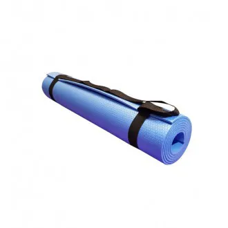 Tapete Exercício Yoga Mat EVM 170x60cm 5mm Azul